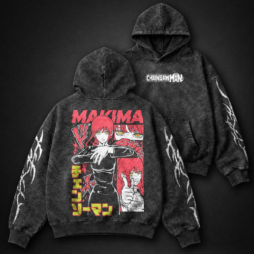 Chainsaw Man Signature Washed Hoodie