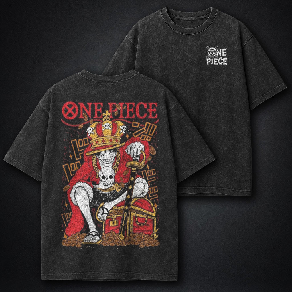 One Piece Layered Washed T-Shirt