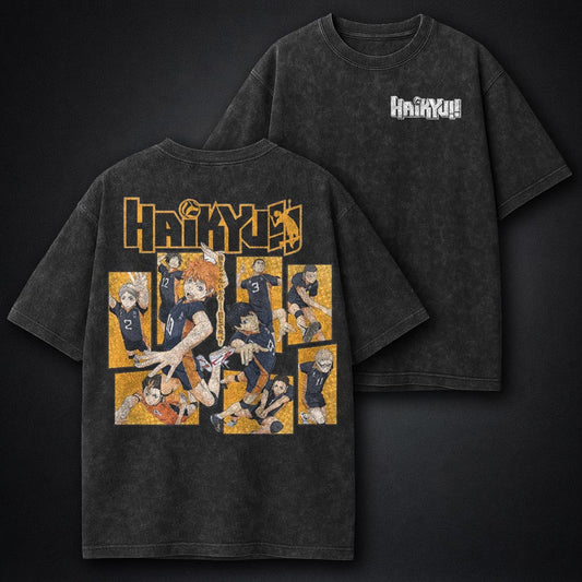 Haikyuu Bold Washed T-Shirt