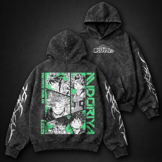 My Hero Academia Lightweight Washed Hoodie