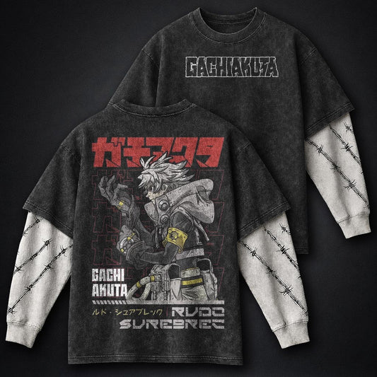 Gachiakuta Luxe Washed Double Sleeves T-Shirt