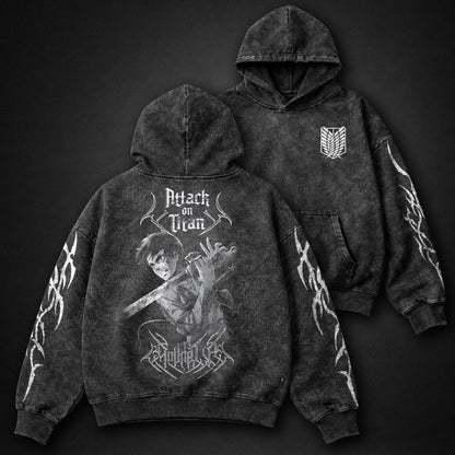 Attack on Titan Classic Washed Hoodie