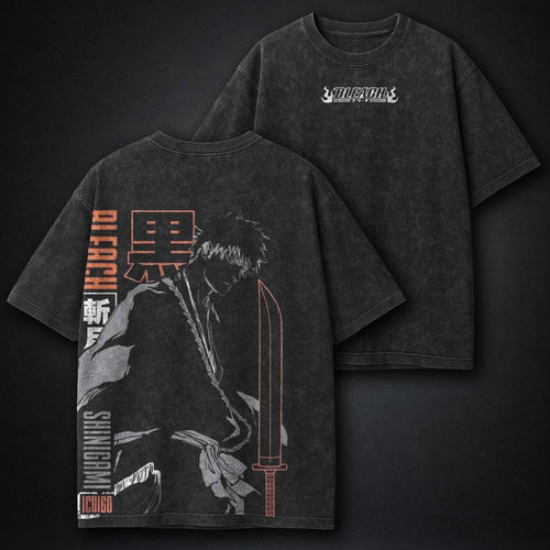 Bleach Streetwear Washed T-Shirt
