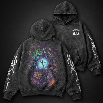 Mob Psycho 100 Relaxed Washed Hoodie