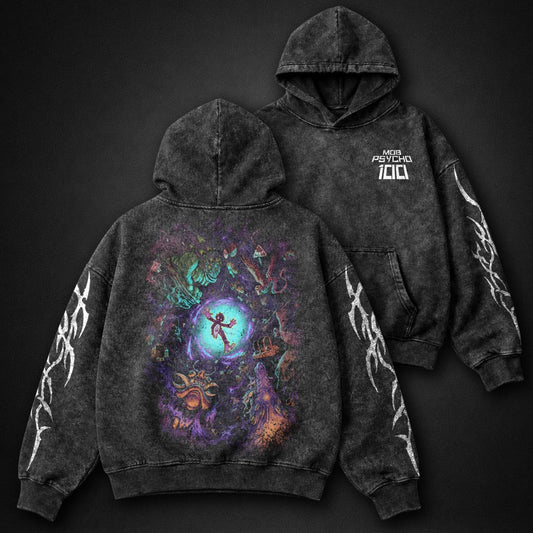 Mob Psycho 100 Relaxed Washed Hoodie