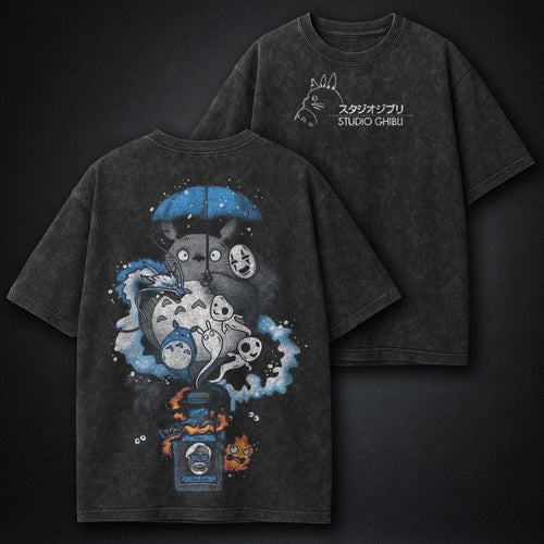 Ghibli Premium Washed T-Shirt