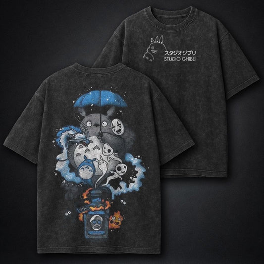 Ghibli Premium Washed T-Shirt