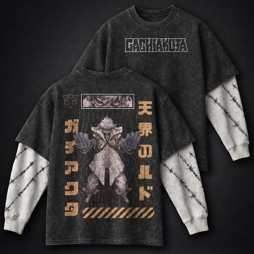 Gachiakuta Vintage Washed Double Sleeves T-Shirt