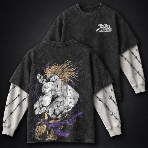 JoJo Premium Washed Double Sleeves T-Shirt