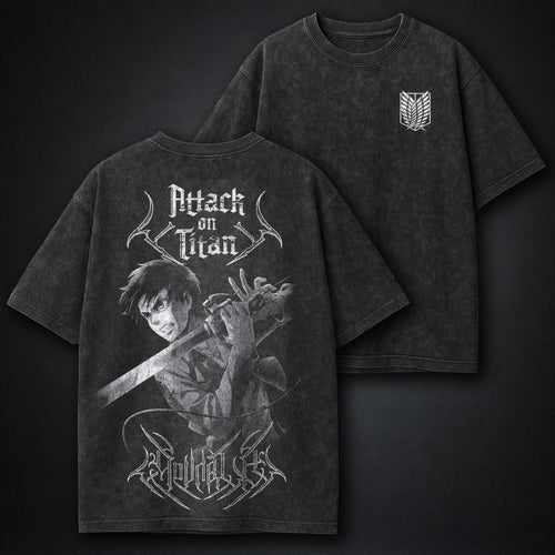 Attack on Titan Luxe Washed T-Shirt