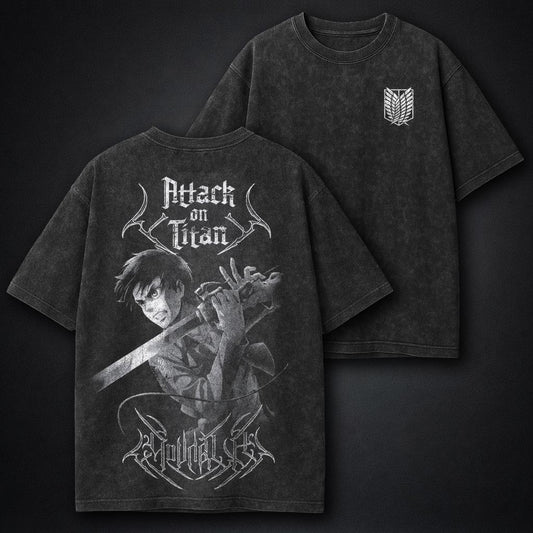 Attack on Titan Luxe Washed T-Shirt