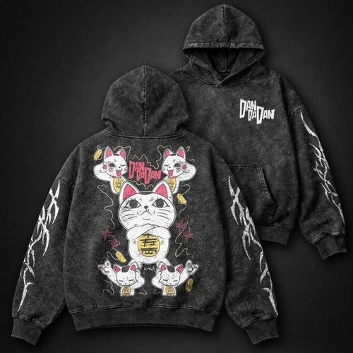 Dandadan Lightweight Washed Hoodie