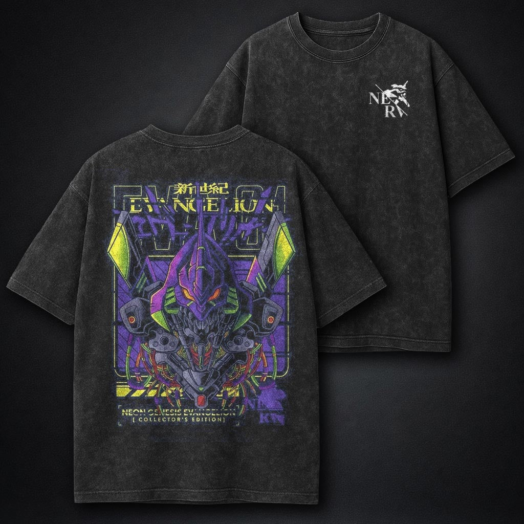 Neon Genesis Evangelion Heavyweight Washed T-Shirt