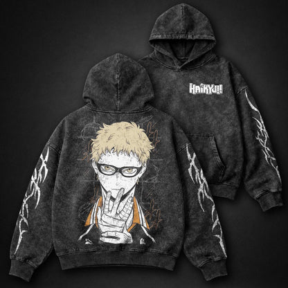 Haikyuu Cozy Washed Hoodie