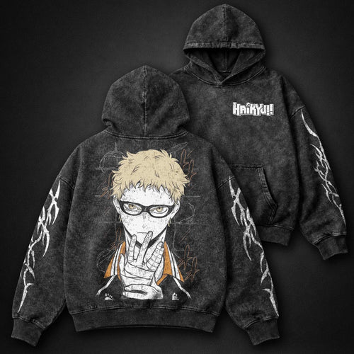 Haikyuu Cozy Washed Hoodie