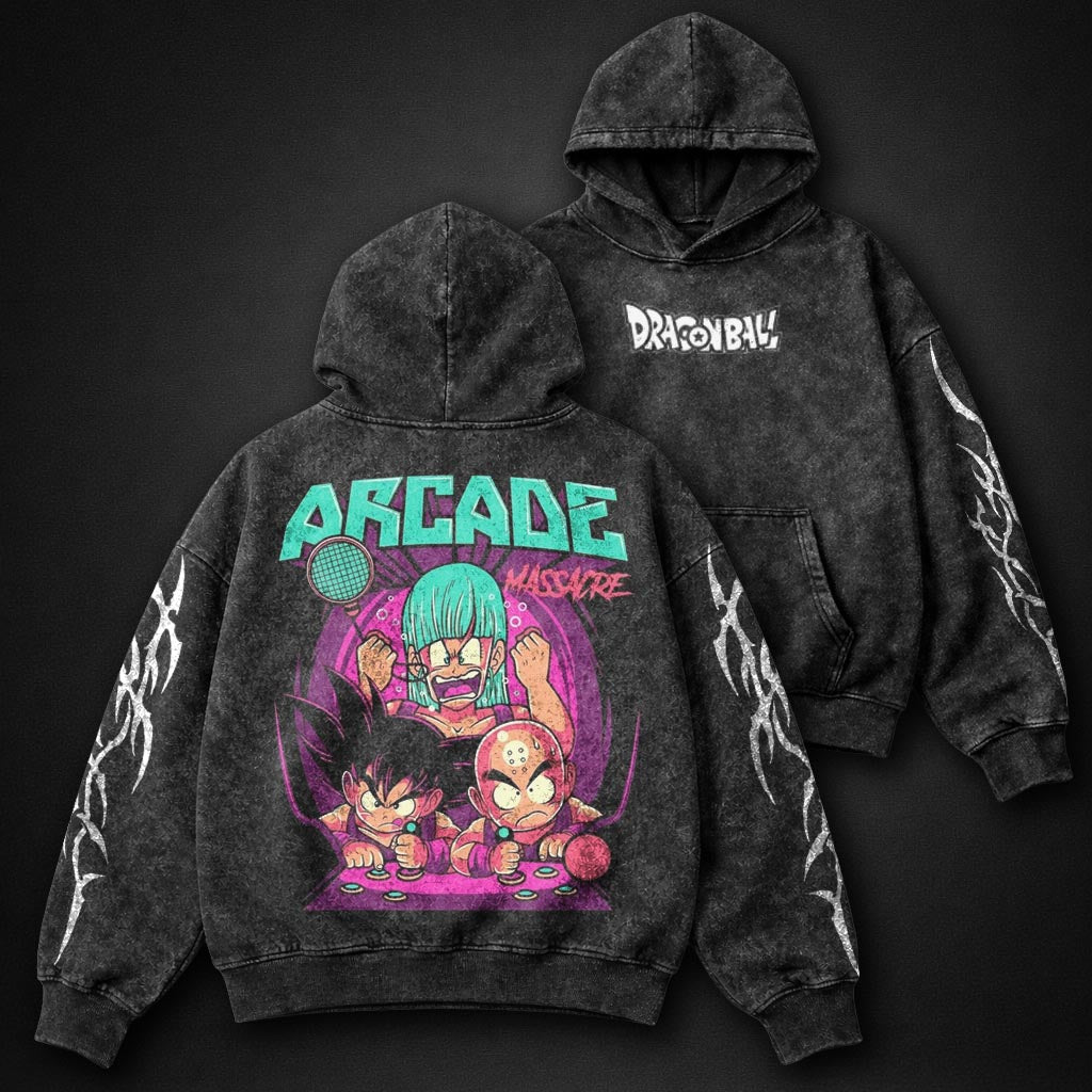 Dragon Ball Graphic Washed Hoodie