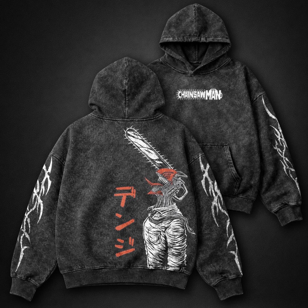 Chainsaw Man Premium Washed Hoodie