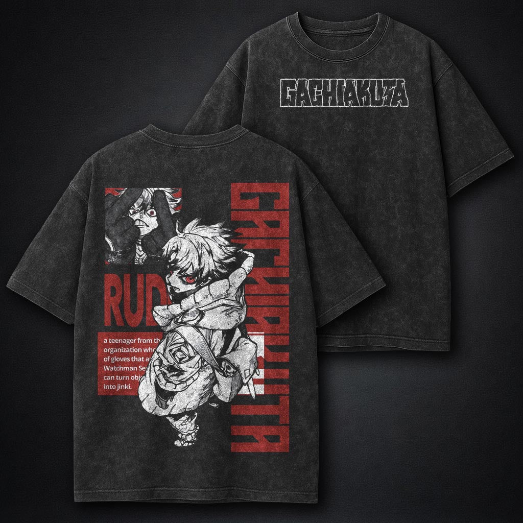 Gachiakuta Streetwear Washed T-Shirt
