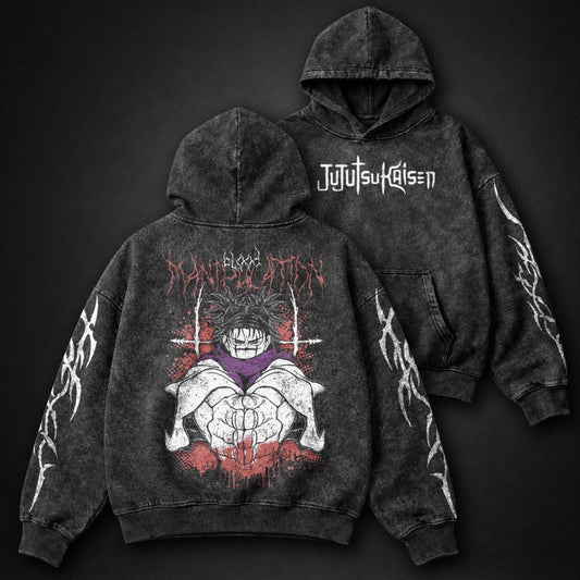 Jujutsu Kaisen Comfortable Washed Hoodie