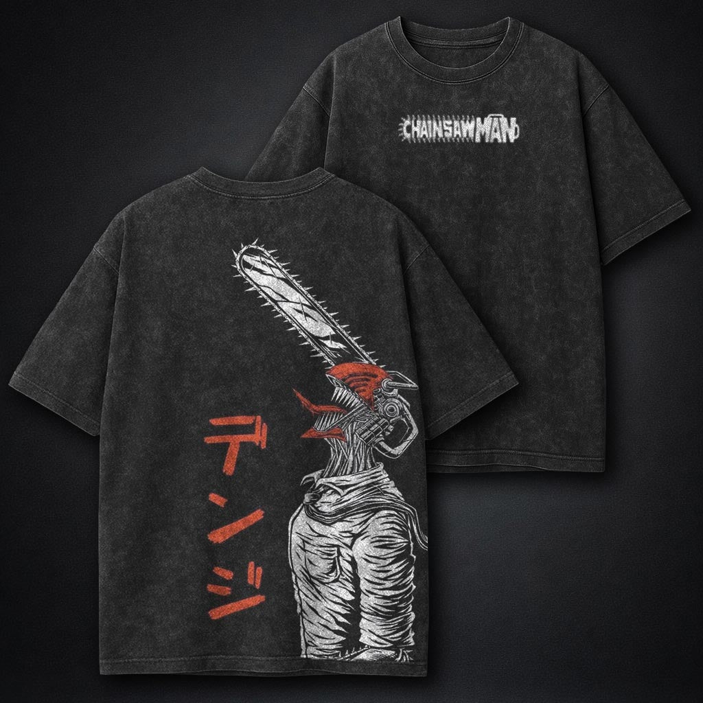Chainsaw Man Heavyweight Washed T-Shirt