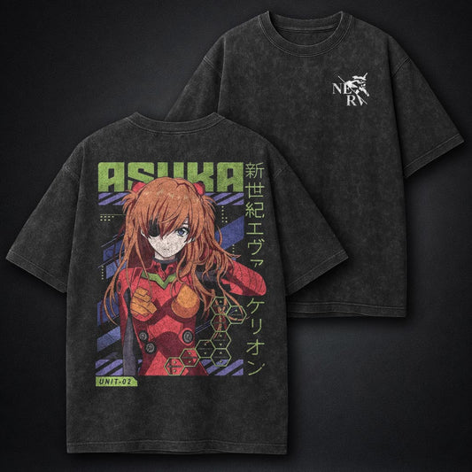 Neon Genesis Evangelion Washed Washed T-Shirt