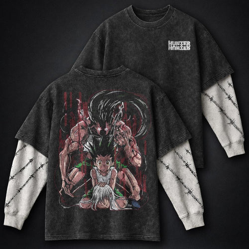Hunter x Hunter Soft Washed Double Sleeves T-Shirt