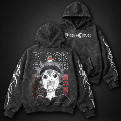 Black Clover Essential Washed Hoodie