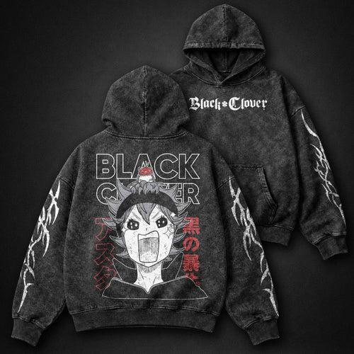 Black Clover Essential Washed Hoodie