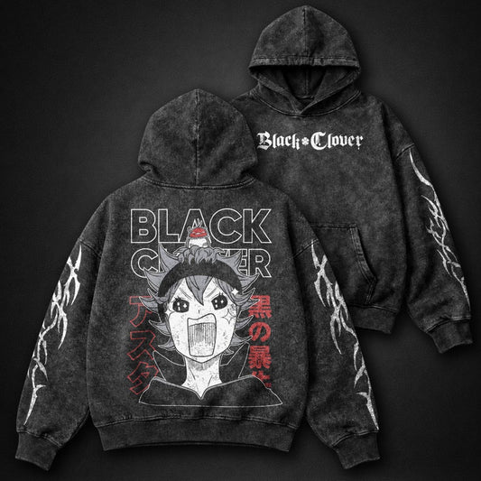 Black Clover Essential Washed Hoodie
