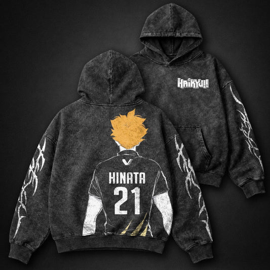 Haikyuu Lightweight Washed Hoodie