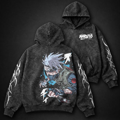 Naruto Relaxed Washed Hoodie