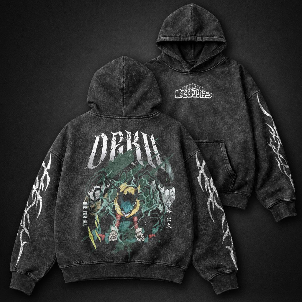 My Hero Academia Statement Washed Hoodie