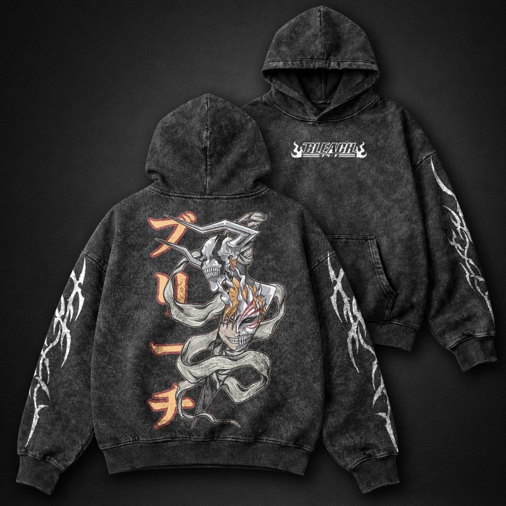 Bleach Bold Washed Hoodie