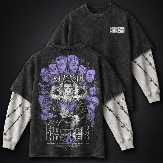 Hunter x Hunter Statement Washed Double Sleeves T-Shirt