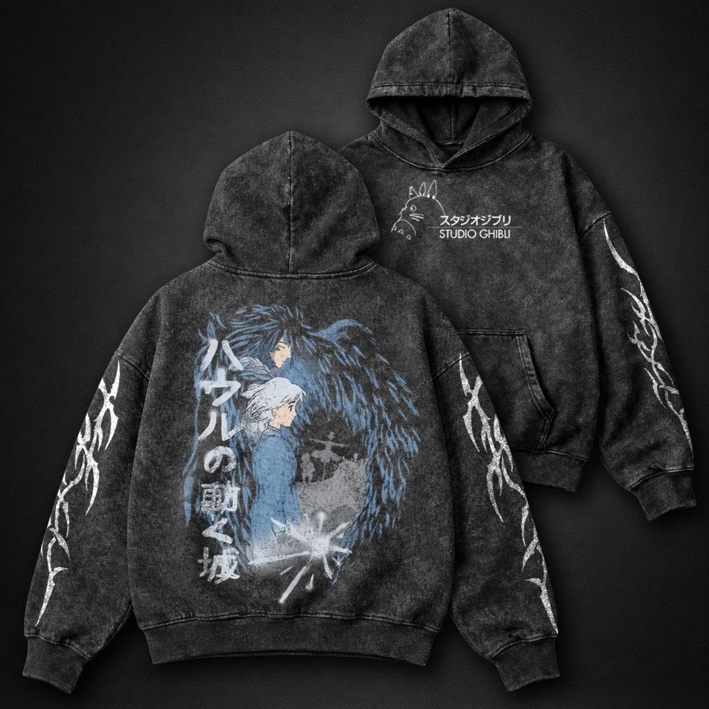 Ghibli Bold Washed Hoodie