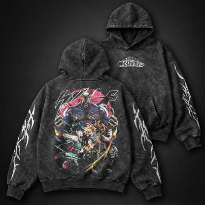 My Hero Academia Graphic Washed Hoodie
