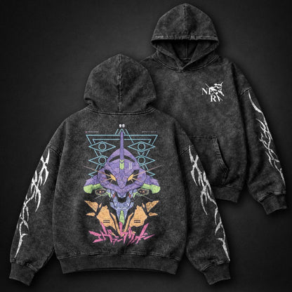 Neon Genesis Evangelion Essential Washed Hoodie