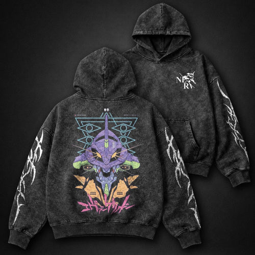 Neon Genesis Evangelion Essential Washed Hoodie