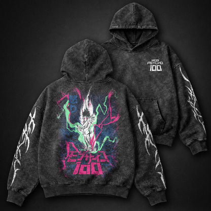 Mob Psycho 100 Signature Washed Hoodie