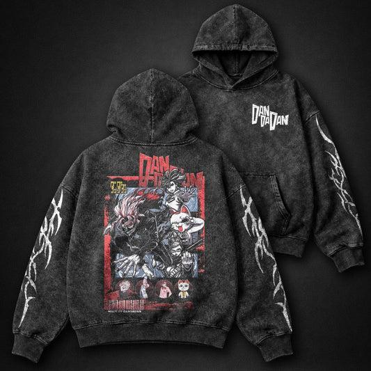 Dandadan Soft Washed Hoodie