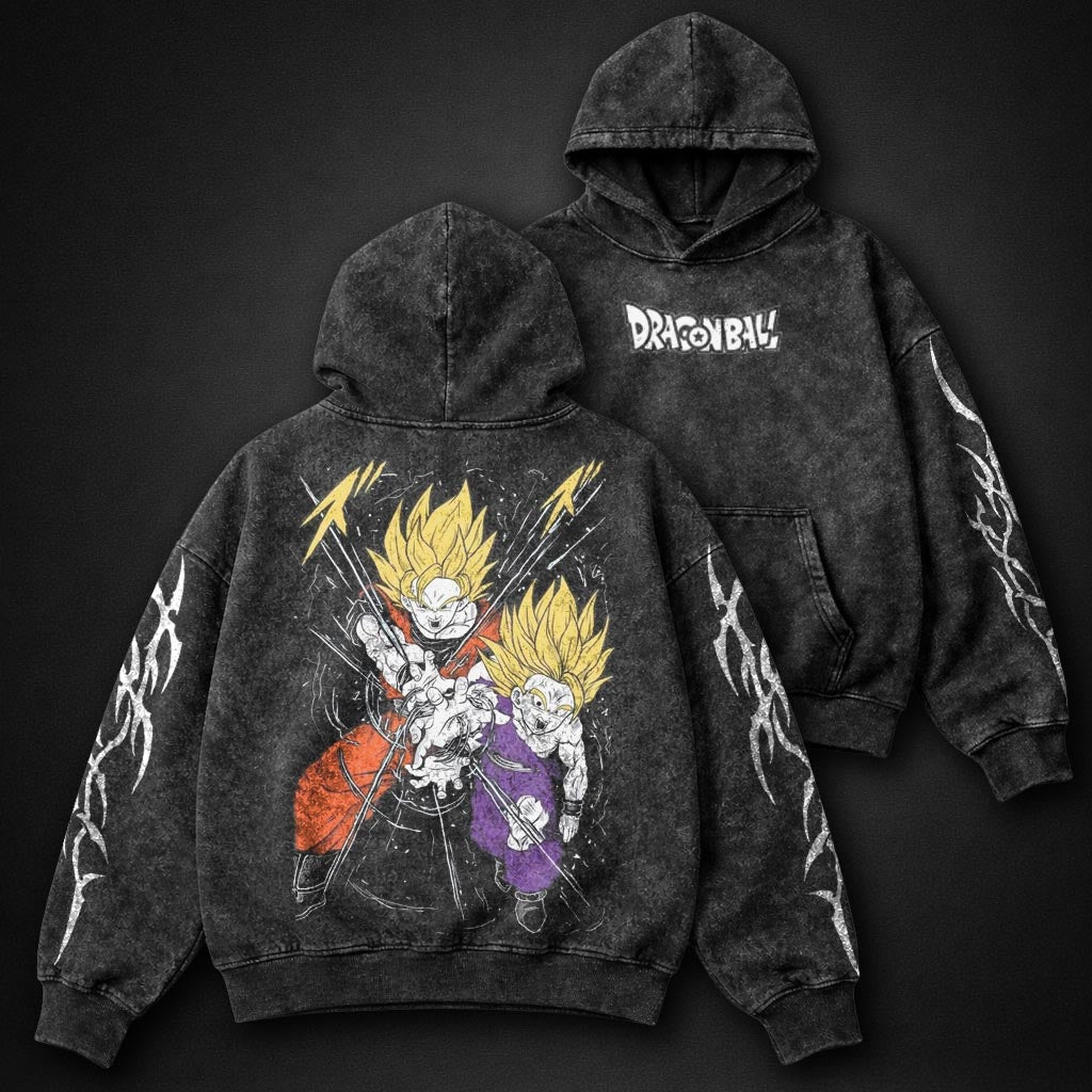 Dragon Ball Bold Washed Hoodie