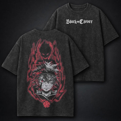 Black Clover Bold Washed T-Shirt
