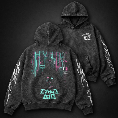 Mob Psycho 100 Minimal Washed Hoodie