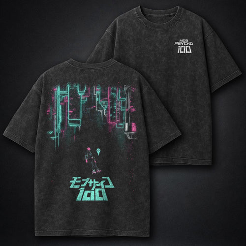 Mob Psycho 100 Streetwear Washed T-Shirt