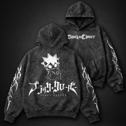 Black Clover Premium Washed Hoodie