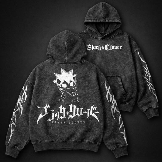Black Clover Premium Washed Hoodie