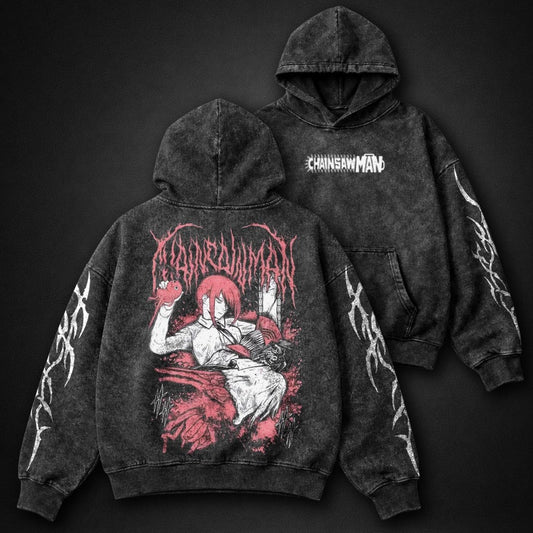 Chainsaw Man Urban Washed Hoodie