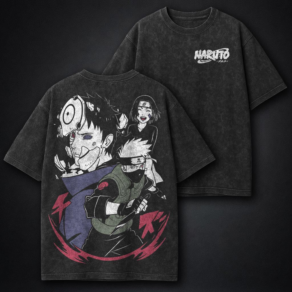 Naruto Bold Washed T-Shirt