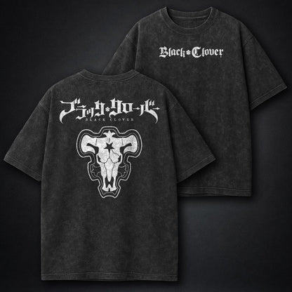 Black Clover Lightweight Washed T-Shirt