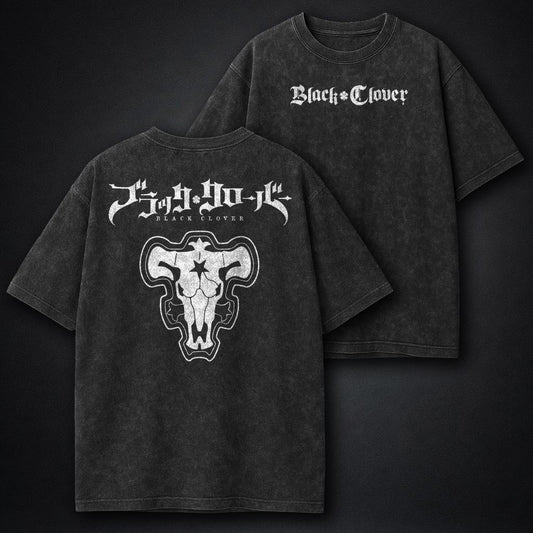 Black Clover Lightweight Washed T-Shirt